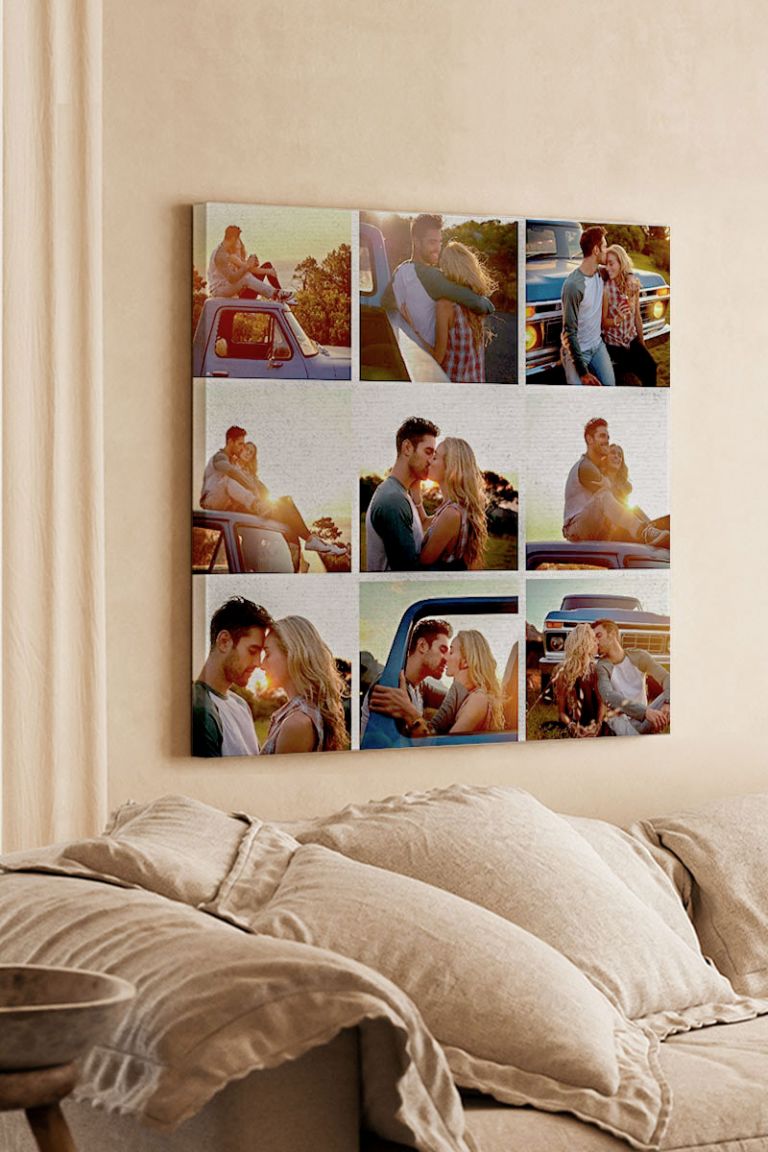 Πίνακας σε Καμβά με 9 Φωτογραφίες, Love Shots