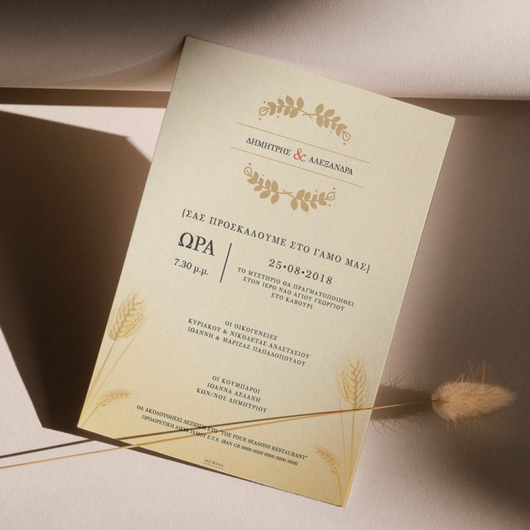 proskliseis-gamou-17-016 Προσκλητήρια Γάμου με σχέδιο Summer Spikes