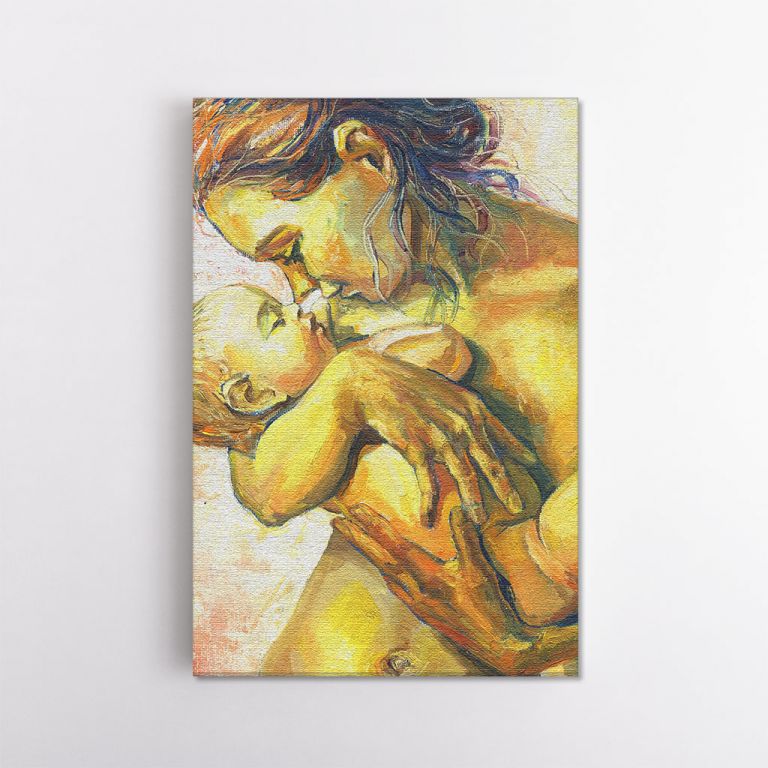 clean-portrait__canvas-11035-woman-with-a-child-in-her-arms