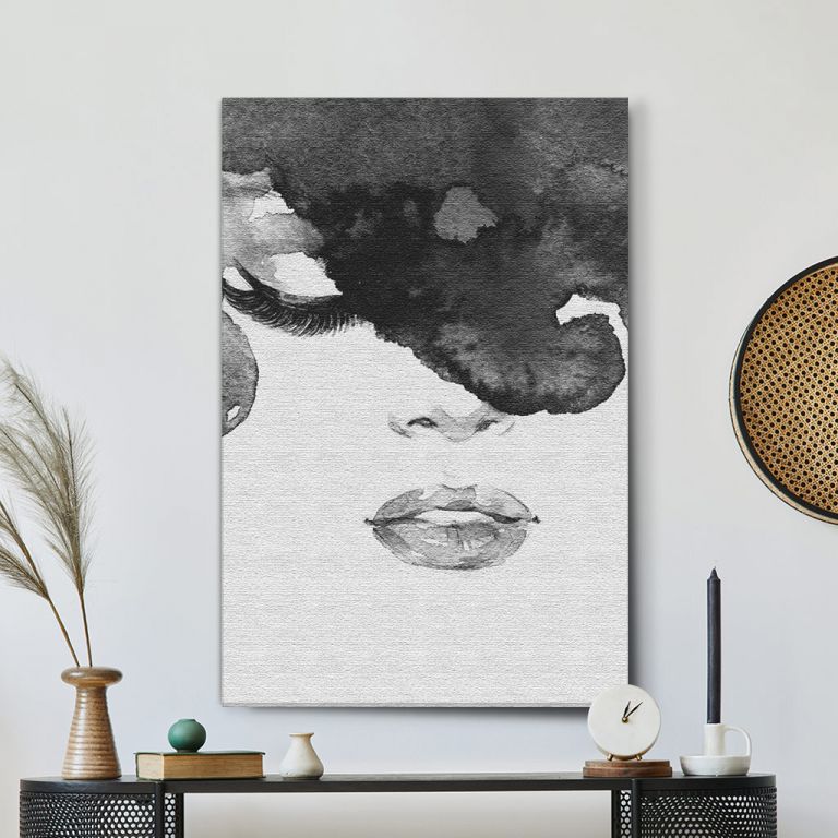 pinakas-se-kamva-kathetos-saloni-i-11027-woman-portrait