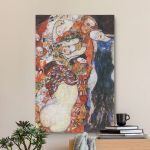 pinakas-se-kamva-kathetos-saloni-r-10090-gustav-klimt-the-bride-part1