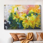 pinakas-se-kamva-orizontios-saloni-d-01050-vivid-flowers-floral-still-life