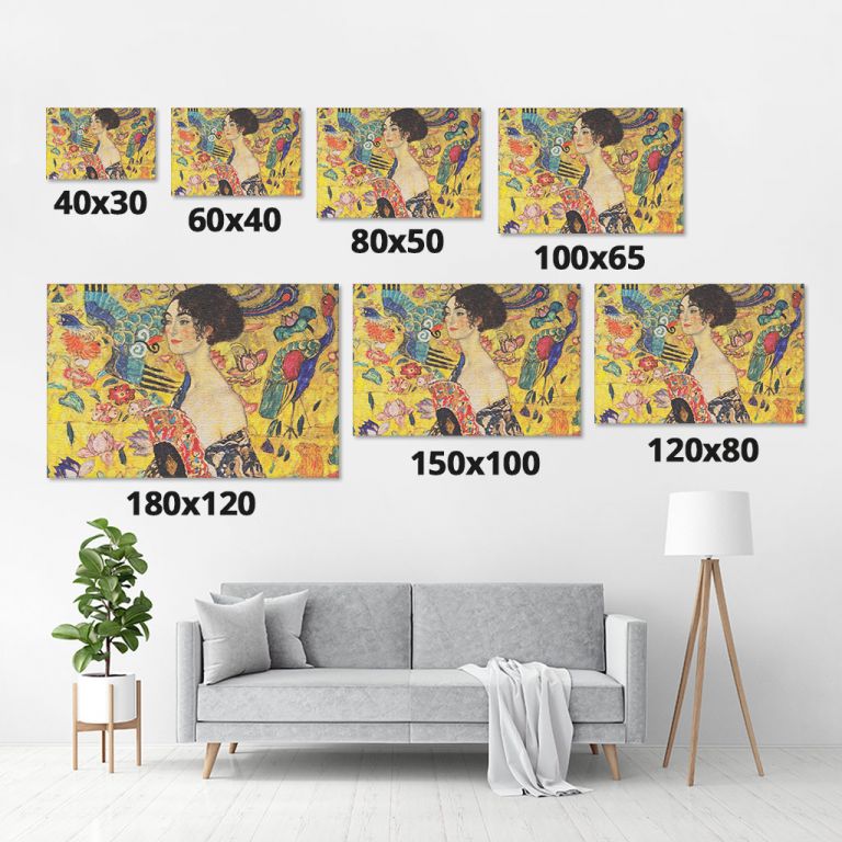 pinakas-se-kamva-orizontios-saloni-m-00053-klimt-dame-mit-facher