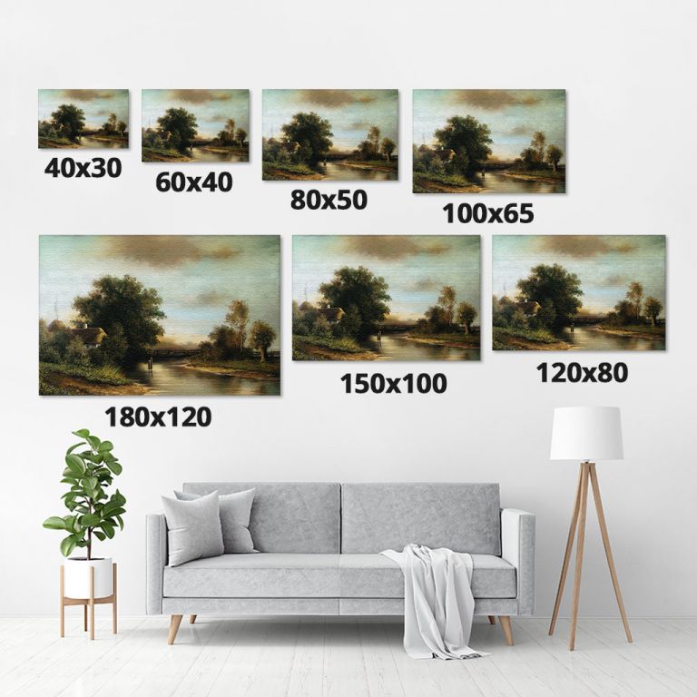 pinakas-se-kamva-orizontios-saloni-m-01769-oil-rural-landscape-paintings