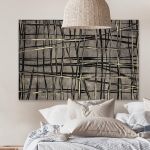 pinakas-se-kamva-orizontios-krevatokamara-b-01371-contemporary-abstract-painting-lines-shades-gray