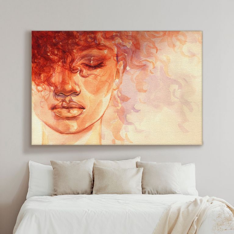 pinakas-se-kamva-orizontios-krevatokamara-m-06004-african-american-woman-beauty-illustration-watercolor