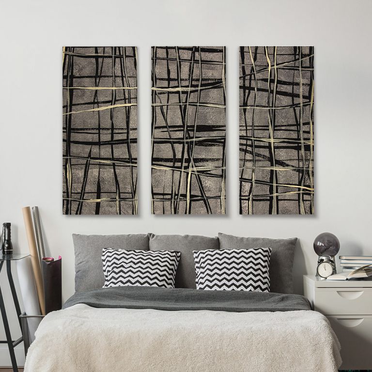 pinakas-se-kamva-orizontios-krevatokamara-o-01371-contemporary-abstract-painting-lines-shades-gray