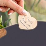 Premium Ξύλινο Ευχολόγιο, Modern Circle, Προσωποποιημένο