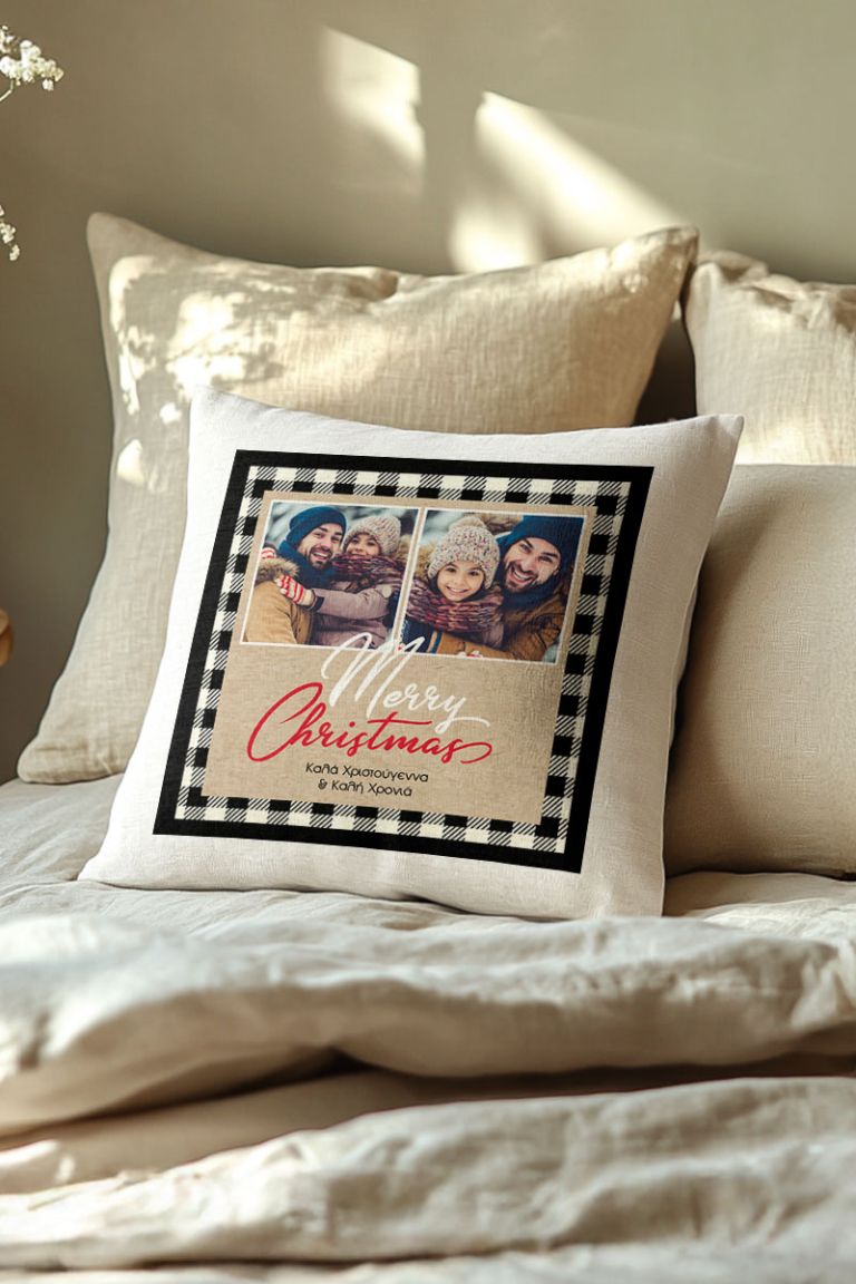 Μαξιλάρι με Φωτογραφίες, Bright Christmas