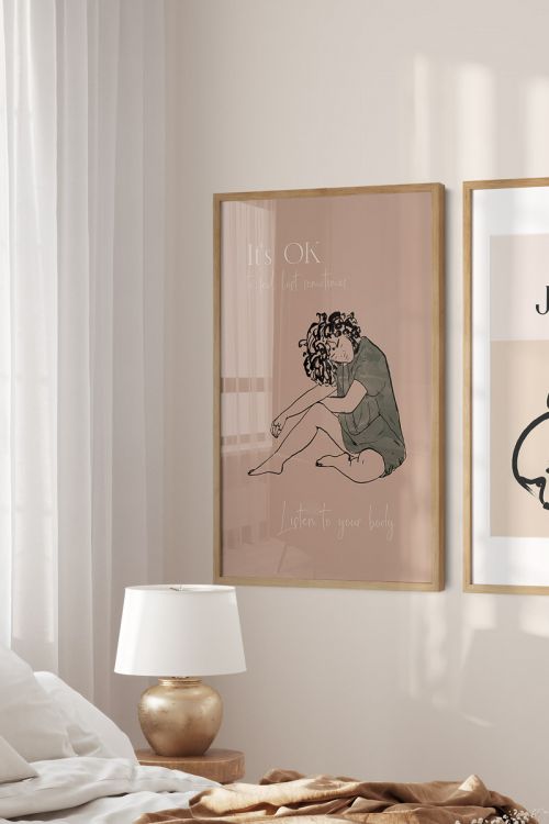 Listen Your Body Premium Poster