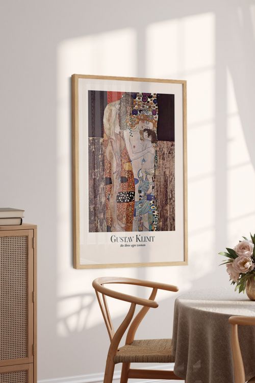 Gustav Klimt The Three Ages Woman Premium Poster