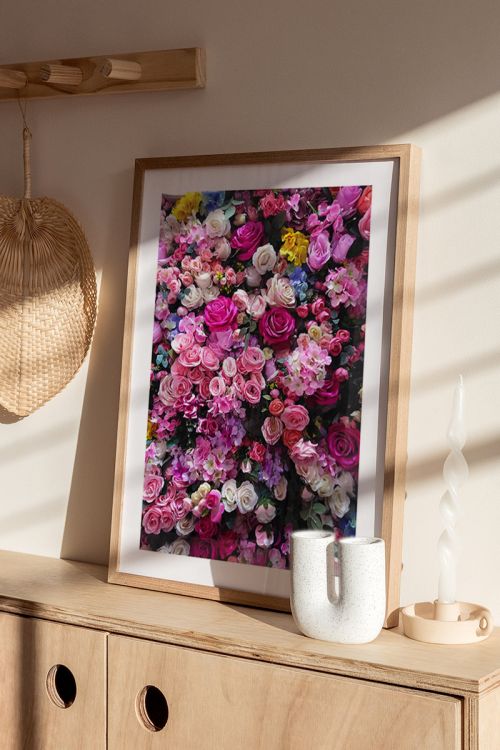 Pinky Roses Premium Poster