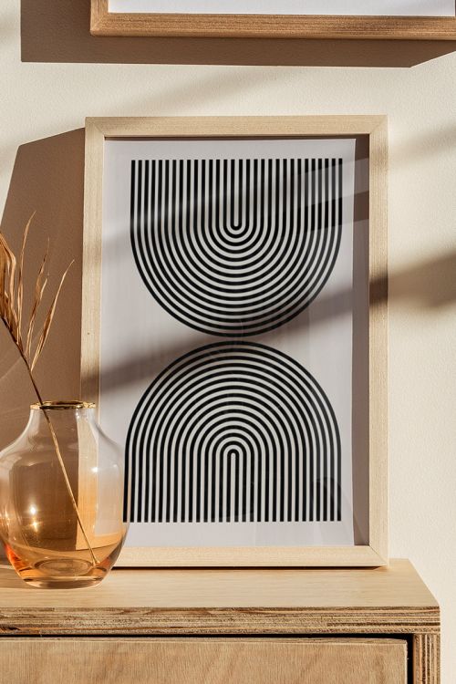 Black Curves No2 Premium Poster