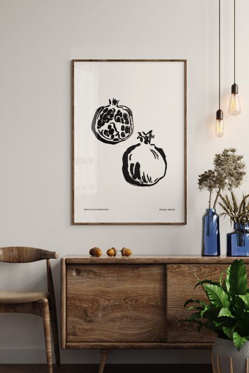 Bohemian Collection Pomegranate No9 Premium Poster
