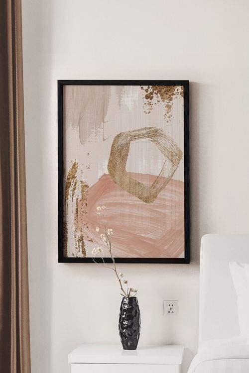 Abstract Oil Fine Art No63 Premium Poster