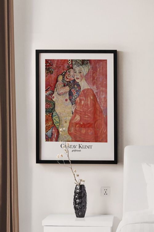 Gustav Klimt Girlfriends No5 Premium Poster