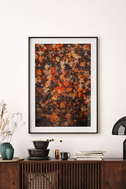 Nature Photography Collection Leaves No9 Premium Poster