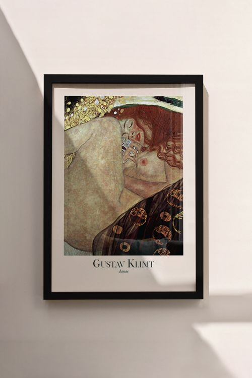 Gustav Klimt Danae Premium Poster