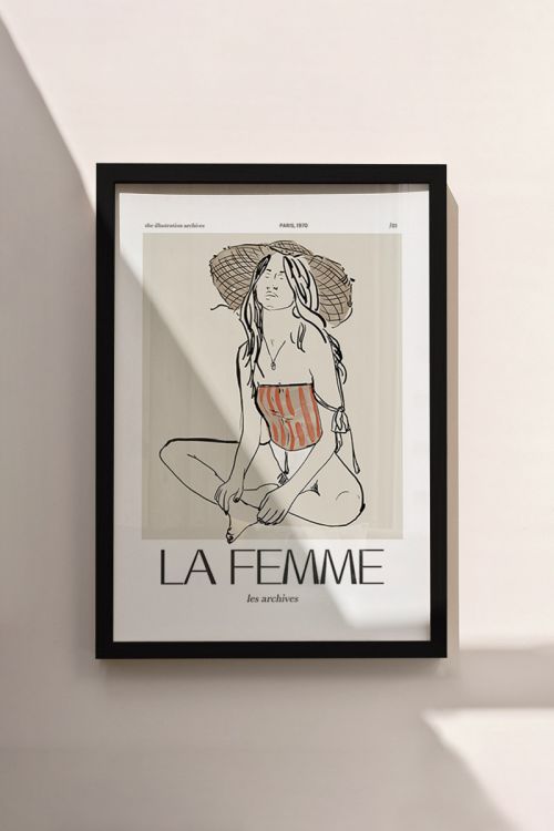 La Femme Pose No1 Premium Poster