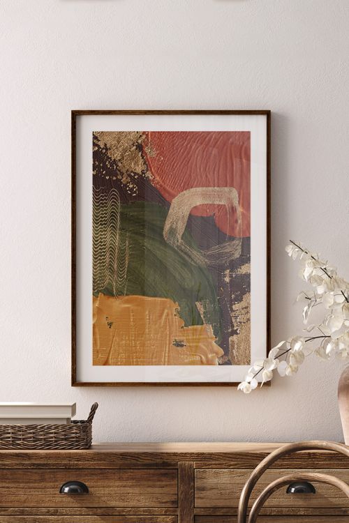 Abstract Oil Fine Art No38 Premium Poster