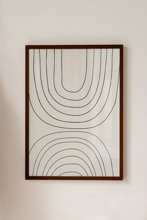 Free Curves No3 Premium Poster