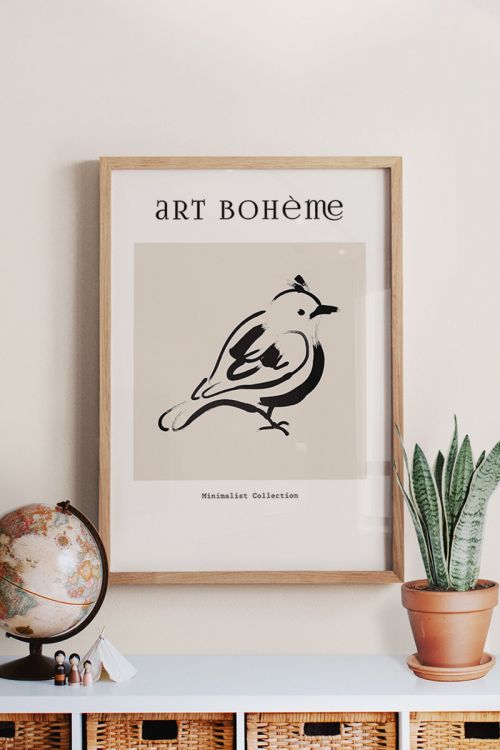 Boheme Bird No2 Premium Poster