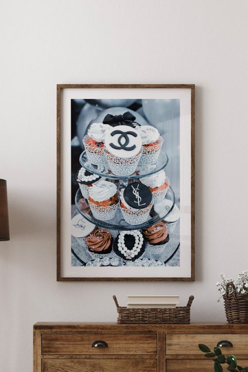Fashion Cupcakes Premium Poster