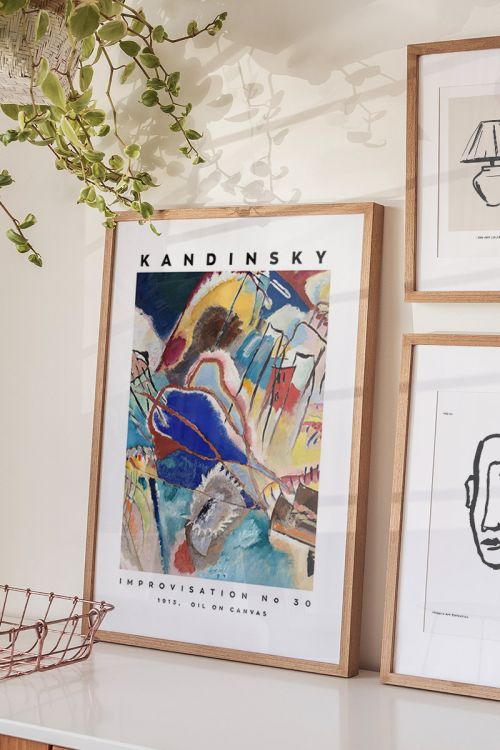 Kandinsky Improvisation No30 Premium Poster