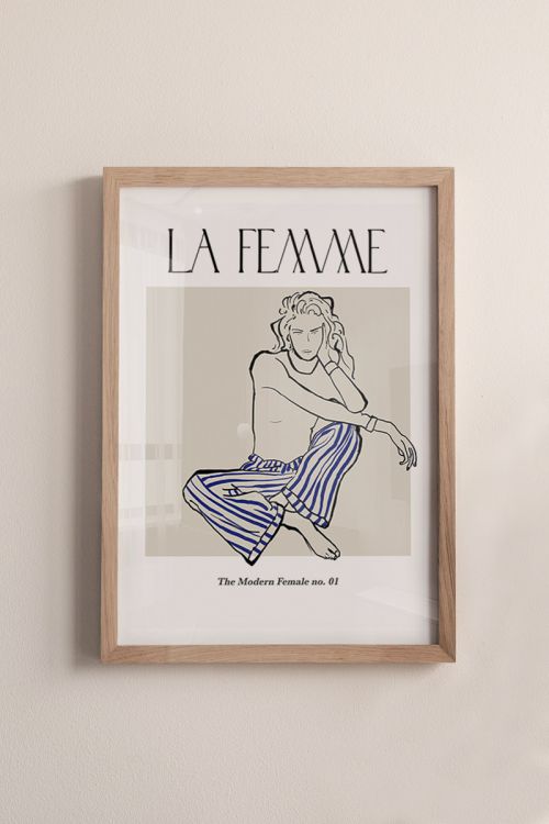 La Femme Pose No12 Premium Poster