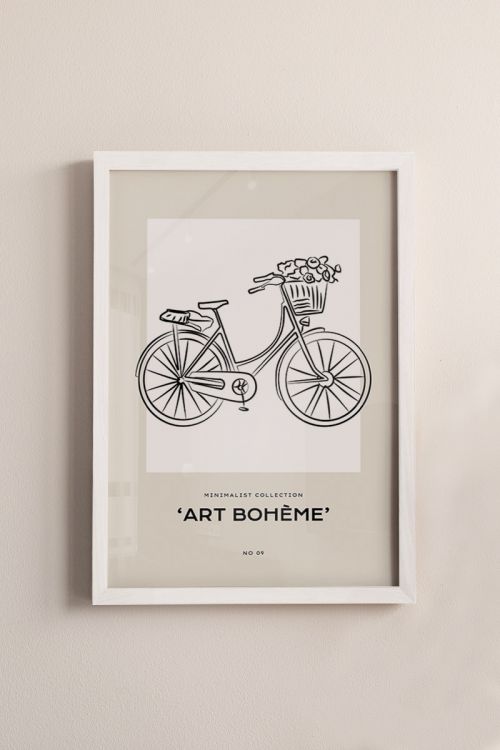 Art Boheme Bicycle No9 Premium Poster