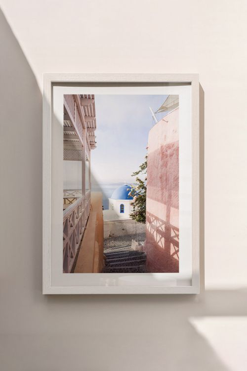 Santorini Island No3 Premium Poster