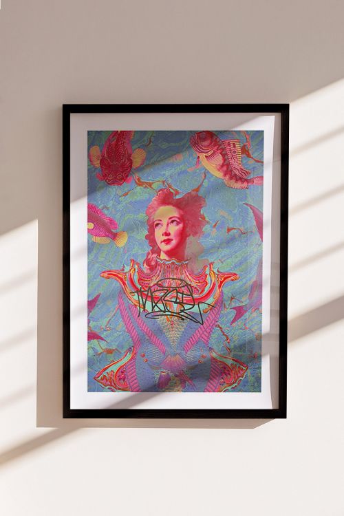 Mixed Media Art No1 Premium Poster