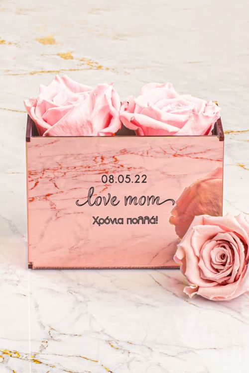 Παντοτινά Τριαντάφυλλα, Forever Rose Pink Gold - Love My Mother