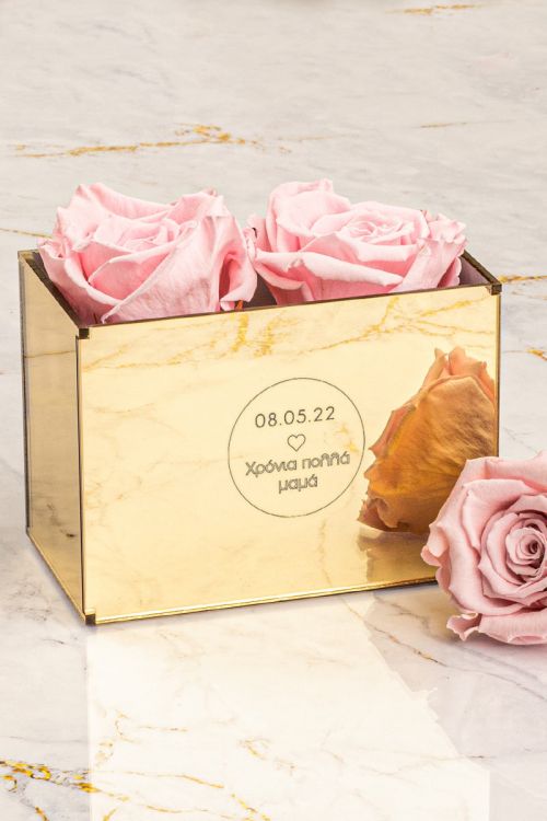 Παντοτινά Τριαντάφυλλα, Forever Pink Rose Mirror - Your Day Mother