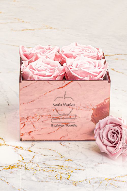 Παντοτινά Τριαντάφυλλα, Forever Rose Pink Gold - My Teacher