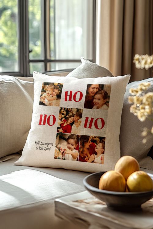 Μαξιλάρι με Φωτογραφίες, Ho Ho Wishes