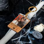 Λαμπάδα με Μπρελοκ Κλειδιών, We Found Love Wooden