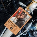 Λαμπάδα με Μπρελοκ Κλειδιών, We Found Love Wooden