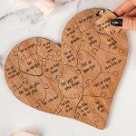 Ξύλινο Puzzle με Θήκη Δώρο Λαμπάδα, 20 Reasons I Love You