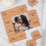 Ξύλινο Puzzle με Φωτογραία & Δώρο Λαμπάδα, Love Photo