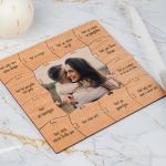 Ξύλινο Puzzle με Φωτογραία & Δώρο Λαμπάδα, Love Photo