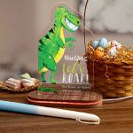 Φωτιστικό Led με Δώρο Λαμπάδα, Roar Dino