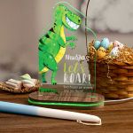 Φωτιστικό Led με Δώρο Λαμπάδα, Roar Dino