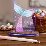 Φωτιστικό Led με Δώρο Λαμπάδα, Team Mermaid