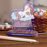 Φωτιστικό Led με Δώρο Λαμπάδα, Dream Unicorn
