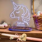 Φωτιστικό Led με Λαμπάδα, Magic Unicorn