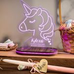 Φωτιστικό Led με Λαμπάδα, Magic Unicorn