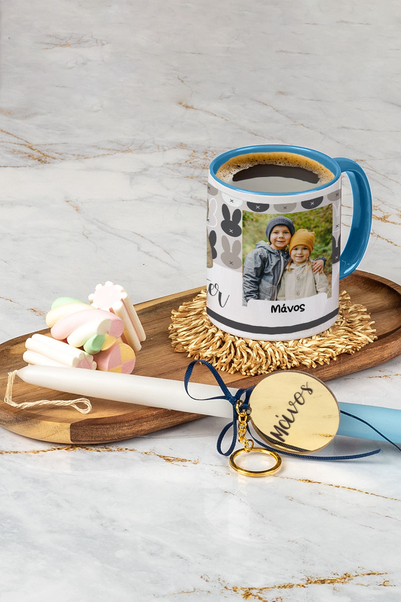 Προσωποποιημένη Κούπα με Λαμπάδα, Funny Bunny Candle