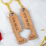 2 Λαμπάδες με Μπρελοκ Κλειδιών, When I Met You Wooden