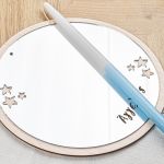 Καθρέφτης Παιδικού Δωματίου με Όνομα & Δώρο Λαμπάδα